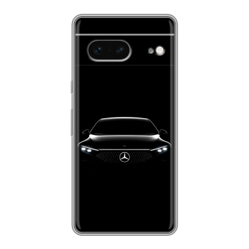 Силиконовый чехол на Google Pixel 7 с принтом Mercedes Мерседес Силиконовый чехол на Google Pixel 7 с принтом Mercedes Мерседес