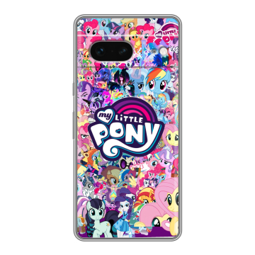 Силиконовый чехол на Google Pixel 7 с принтом My little pony Дружба чудо Силиконовый чехол на Google Pixel 7 с принтом My little pony Дружба чудо