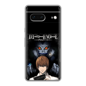 Силиконовый чехол на Google Pixel 7 с принтом Death note Тетрадь смерти Силиконовый чехол на Google Pixel 7 с принтом Death note Тетрадь смерти