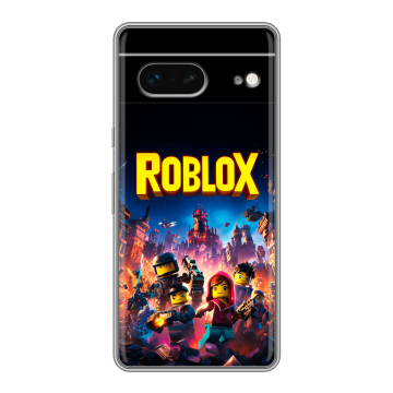 Силиконовый чехол на Google Pixel 7 с принтом Roblox Роблокс Силиконовый чехол на Google Pixel 7 с принтом Roblox Роблокс