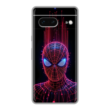 Силиконовый чехол на Google Pixel 7 с принтом Spiderman Человек паук Силиконовый чехол на Google Pixel 7 с принтом Spiderman Человек паук