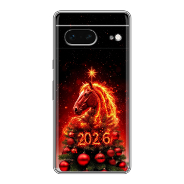 Силиконовый чехол на Google Pixel 7 с принтом Новый год Силиконовый чехол на Google Pixel 7 с принтом Новый год