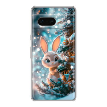 Силиконовый чехол на Google Pixel 7 с принтом Новый год Силиконовый чехол на Google Pixel 7 с принтом Новый год