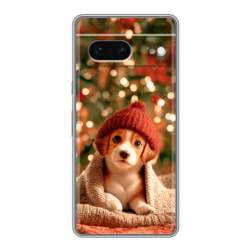 Силиконовый чехол на Google Pixel 7 с принтом Новый год Силиконовый чехол на Google Pixel 7 с принтом Новый год