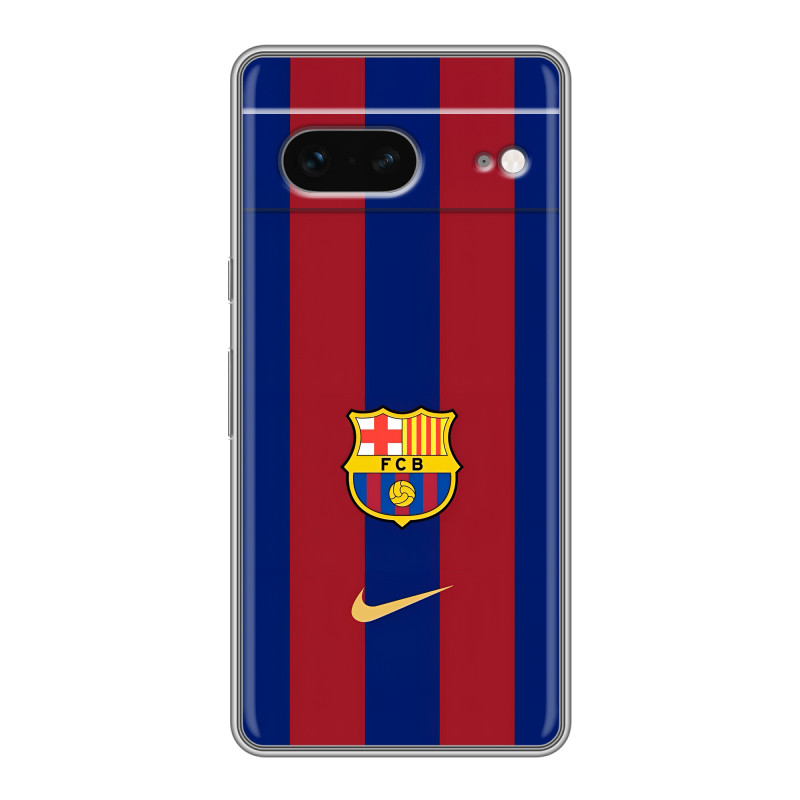 Силиконовый противоударный чехол на Google Pixel 7 с принтом Барселона Barcelona Силиконовый противоударный чехол на Google Pixel 7 с принтом Барселона Barcelona