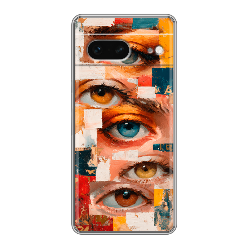 Силиконовый противоударный чехол на Google Pixel 7 с принтом Модный принт Силиконовый противоударный чехол на Google Pixel 7 с принтом Модный принт