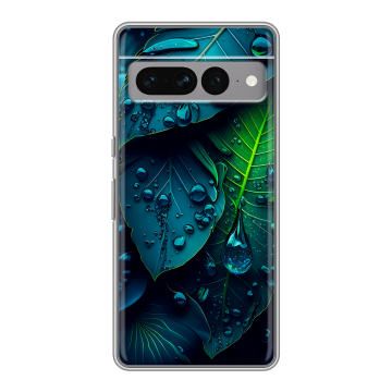 Силиконовый чехол на Google Pixel 7 Pro с принтом Листья Силиконовый чехол на Google Pixel 7 Pro с принтом Листья