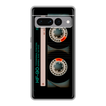 Силиконовый чехол на Google Pixel 7 Pro с принтом Кассета Силиконовый чехол на Google Pixel 7 Pro с принтом Кассета