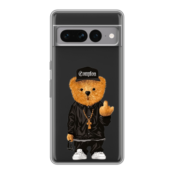Силиконовый чехол на Google Pixel 7 Pro с принтом Мишка Силиконовый чехол на Google Pixel 7 Pro с принтом Мишка