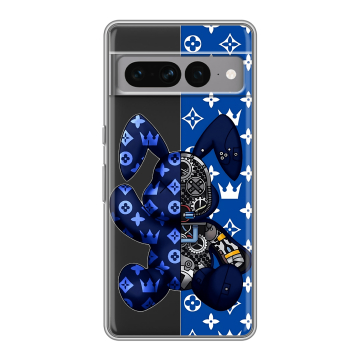 Силиконовый чехол на Google Pixel 7 Pro с принтом Луи робот Силиконовый чехол на Google Pixel 7 Pro с принтом Луи робот