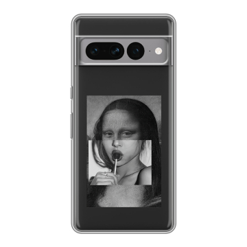 Силиконовый чехол на Google Pixel 7 Pro с принтом Мона Лиза Силиконовый чехол на Google Pixel 7 Pro с принтом Мона Лиза