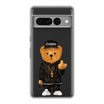 Силиконовый чехол на Google Pixel 7 Pro с принтом Плюшевый медведь Силиконовый чехол на Google Pixel 7 Pro с принтом Плюшевый медведь