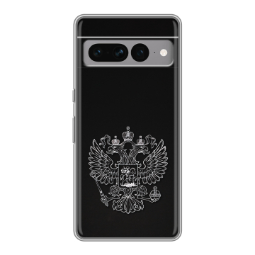 Силиконовый чехол на Google Pixel 7 Pro с принтом Герб России Силиконовый чехол на Google Pixel 7 Pro с принтом Герб России
