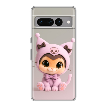 Силиконовый чехол на Google Pixel 7 Pro с принтом Куроми Kuromi Силиконовый чехол на Google Pixel 7 Pro с принтом Куроми Kuromi