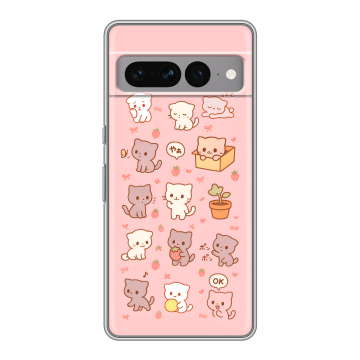 Силиконовый чехол на Google Pixel 7 Pro с принтом Hello Kitty Хелоу Кити Силиконовый чехол на Google Pixel 7 Pro с принтом Hello Kitty Хелоу Кити