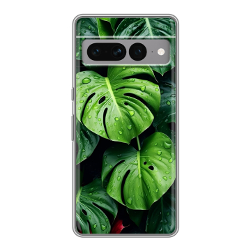 Силиконовый чехол на Google Pixel 7 Pro с принтом Листья Силиконовый чехол на Google Pixel 7 Pro с принтом Листья