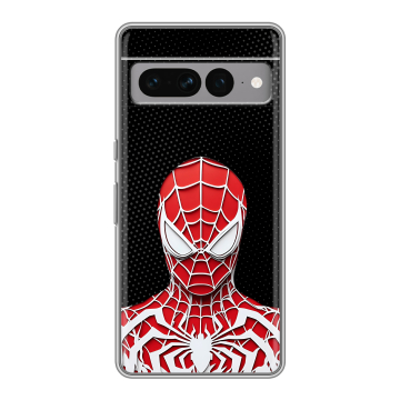 Силиконовый чехол на Google Pixel 7 Pro с принтом человек паук spiderman Силиконовый чехол на Google Pixel 7 Pro с принтом человек паук spiderman