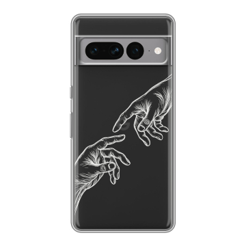Силиконовый чехол на Google Pixel 7 Pro с принтом Сотворение мира Силиконовый чехол на Google Pixel 7 Pro с принтом Сотворение мира