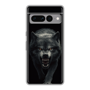 Силиконовый чехол на Google Pixel 7 Pro с принтом Волк Силиконовый чехол на Google Pixel 7 Pro с принтом Волк