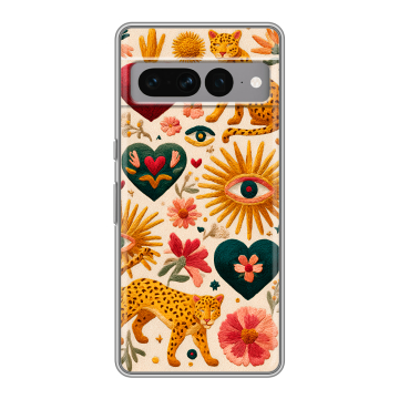 Силиконовый чехол на Google Pixel 7 Pro с принтом Модный принт Силиконовый чехол на Google Pixel 7 Pro с принтом Модный принт