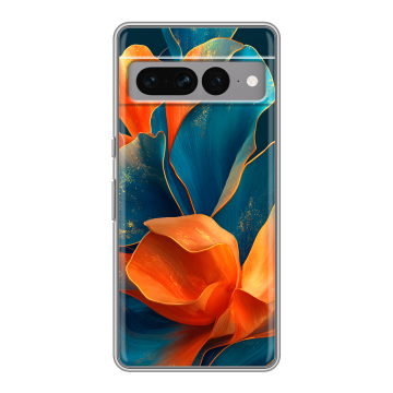 Силиконовый чехол на Google Pixel 7 Pro с принтом Цветы Силиконовый чехол на Google Pixel 7 Pro с принтом Цветы