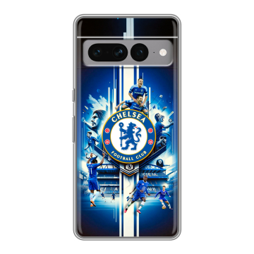 Силиконовый чехол на Google Pixel 7 Pro с принтом Chelsea Челси Силиконовый чехол на Google Pixel 7 Pro с принтом Chelsea Челси