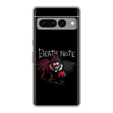 Силиконовый чехол на Google Pixel 7 Pro с принтом Death note Тетрадь смерти Силиконовый чехол на Google Pixel 7 Pro с принтом Death note Тетрадь смерти