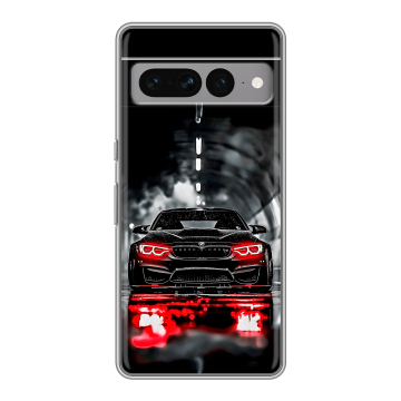 Силиконовый чехол на Google Pixel 7 Pro с принтом BMW БМВ Силиконовый чехол на Google Pixel 7 Pro с принтом BMW БМВ