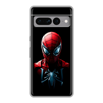 Силиконовый чехол на Google Pixel 7 Pro с принтом Spiderman Человек паук Силиконовый чехол на Google Pixel 7 Pro с принтом Spiderman Человек паук