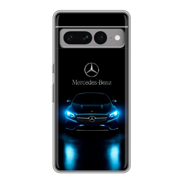 Силиконовый чехол на Google Pixel 7 Pro с принтом Mercedes Мерседес Силиконовый чехол на Google Pixel 7 Pro с принтом Mercedes Мерседес
