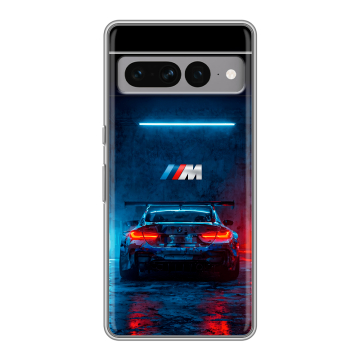 Силиконовый чехол на Google Pixel 7 Pro с принтом BMW БМВ Силиконовый чехол на Google Pixel 7 Pro с принтом BMW БМВ