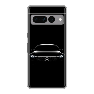 Силиконовый чехол на Google Pixel 7 Pro с принтом Mercedes Мерседес Силиконовый чехол на Google Pixel 7 Pro с принтом Mercedes Мерседес