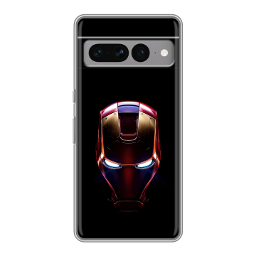 Силиконовый чехол на Google Pixel 7 Pro с принтом IronMan Железный человек Силиконовый чехол на Google Pixel 7 Pro с принтом IronMan Железный человек