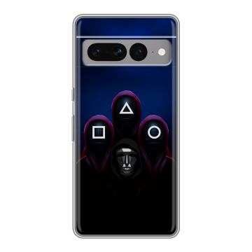 Силиконовый чехол на Google Pixel 7 Pro с принтом Игра Кальмара Силиконовый чехол на Google Pixel 7 Pro с принтом Игра Кальмара