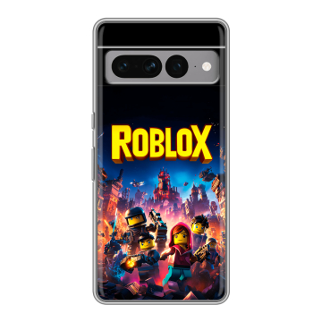Силиконовый чехол на Google Pixel 7 Pro с принтом Roblox Роблокс Силиконовый чехол на Google Pixel 7 Pro с принтом Roblox Роблокс