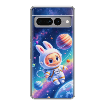 Силиконовый чехол на Google Pixel 7 Pro с принтом Labubu Лабубу Силиконовый чехол на Google Pixel 7 Pro с принтом Labubu Лабубу