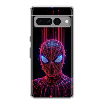 Силиконовый чехол на Google Pixel 7 Pro с принтом Spiderman Человек паук Силиконовый чехол на Google Pixel 7 Pro с принтом Spiderman Человек паук