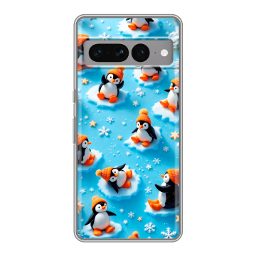 Силиконовый чехол на Google Pixel 7 Pro с принтом Новый год Силиконовый чехол на Google Pixel 7 Pro с принтом Новый год