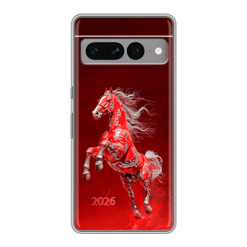 Силиконовый чехол на Google Pixel 7 Pro с принтом Новый год Силиконовый чехол на Google Pixel 7 Pro с принтом Новый год