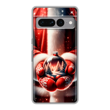 Силиконовый чехол на Google Pixel 7 Pro с принтом Новый год Силиконовый чехол на Google Pixel 7 Pro с принтом Новый год