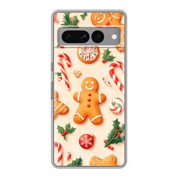 Силиконовый чехол на Google Pixel 7 Pro с принтом Новый год Силиконовый чехол на Google Pixel 7 Pro с принтом Новый год