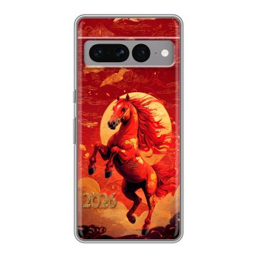 Силиконовый чехол на Google Pixel 7 Pro с принтом Новый год Силиконовый чехол на Google Pixel 7 Pro с принтом Новый год