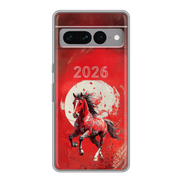 Силиконовый чехол на Google Pixel 7 Pro с принтом Новый год Силиконовый чехол на Google Pixel 7 Pro с принтом Новый год