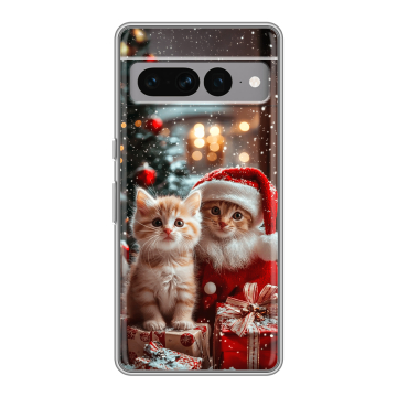 Силиконовый чехол на Google Pixel 7 Pro с принтом Новый год Силиконовый чехол на Google Pixel 7 Pro с принтом Новый год