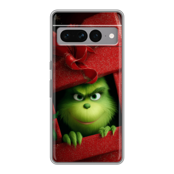 Силиконовый чехол на Google Pixel 7 Pro с принтом Новый год Силиконовый чехол на Google Pixel 7 Pro с принтом Новый год
