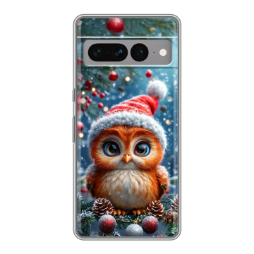 Силиконовый чехол на Google Pixel 7 Pro с принтом Новый год Силиконовый чехол на Google Pixel 7 Pro с принтом Новый год