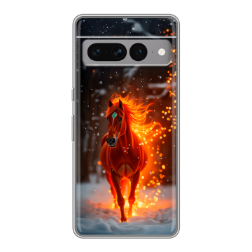 Силиконовый чехол на Google Pixel 7 Pro с принтом Новый год Силиконовый чехол на Google Pixel 7 Pro с принтом Новый год