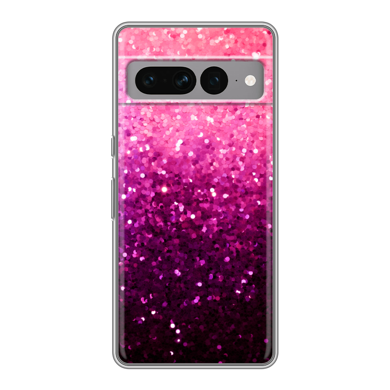 Силиконовый чехол на Google Pixel 7 Pro с принтом Блестки Силиконовый чехол на Google Pixel 7 Pro с принтом Блестки