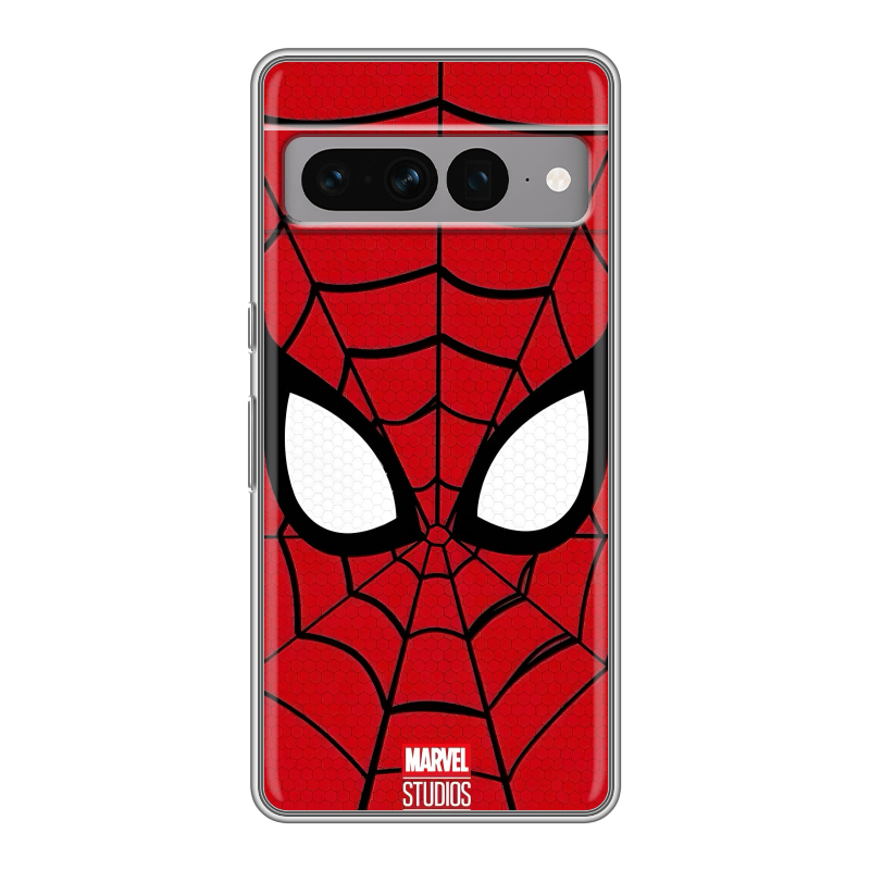 Силиконовый чехол на Google Pixel 7 Pro с принтом человек паук spiderman Силиконовый чехол на Google Pixel 7 Pro с принтом человек паук spiderman