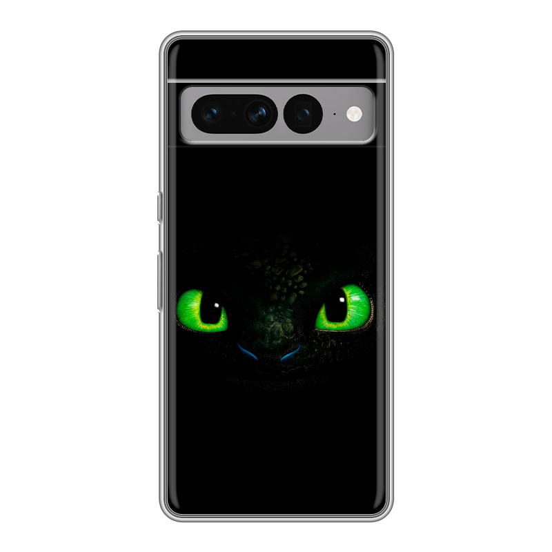Силиконовый чехол на Google Pixel 7 Pro с принтом Как приручить дракона Силиконовый чехол на Google Pixel 7 Pro с принтом Как приручить дракона